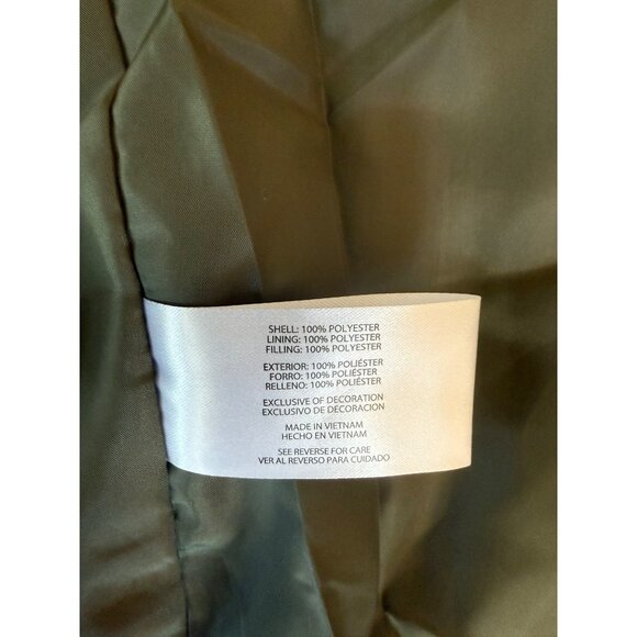 Banana Republic Mens Olive Green Bomber Jacket Size XL NWT Lightweight Full Zip - Picture 8 of 10